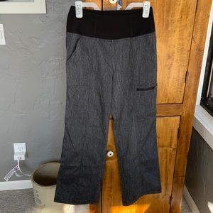 Lucy Track/Hiking Pants Black/Dark Gray size S